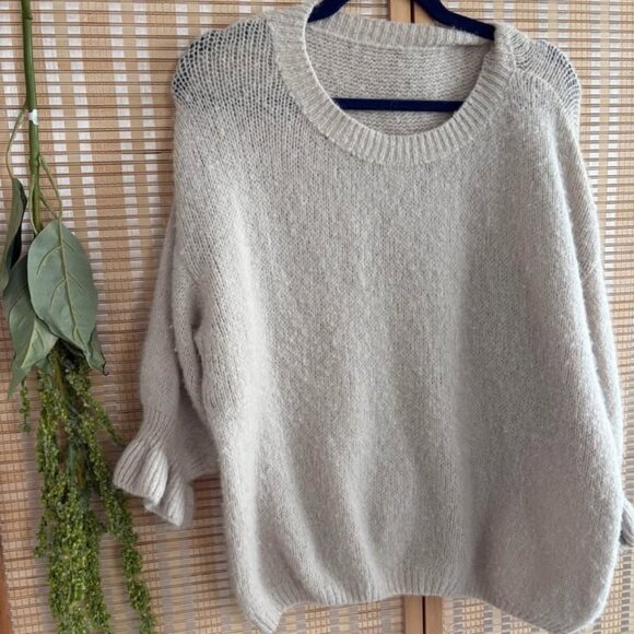 M Made In Italy Sweaters - Made in Italy - Alpaca wool jumper: One Size fits all style